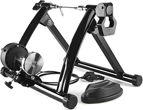 Rollentrainer/Fahrrad-Rollentrainer, mit Vorderradstütze und Ausrüstung mit 6-Gang-Heimtrainer für Indoor-Radfahren zu Hause für 26-28-Zoll-Fahrräder, Fahrradtrainer bis zu 135 kg