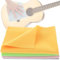 5 Pack 11.8x11.8inch Guitar Polish Cloths, Ultrafine Plush Polishing Cloths for Musical Instruments Premium Polishing & Cleaning Cloths for Guitar Violin Piano Clarinet Trumpet Sax Universal