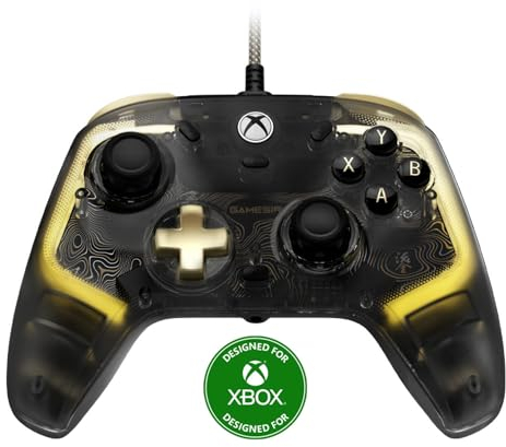 GameSir Kaleid Flux Xbox Controller- Mando de juegos con licencia oficial para Xbox Series X|S, Xbox One & Windows & Steam, Mando de videojuegos con cable con gatillo/joystick de efecto Hall