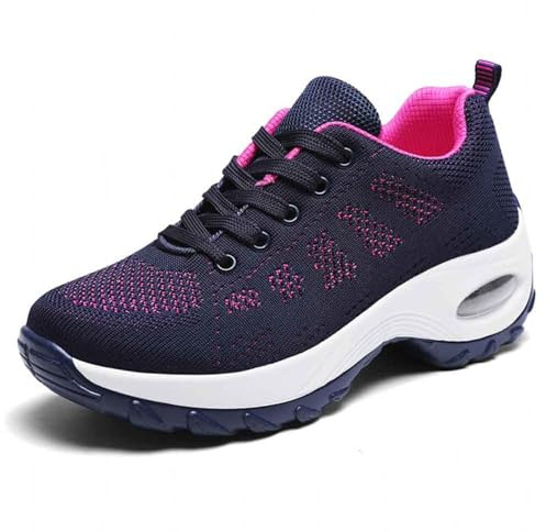 Scarpe da ginnastica da donna per danza, jazz, suola divisa, scarpe da ginnastica, yoga, allenamento, scarpe da ballo con lacci, scarpe da ginnastica per attività all'aperto