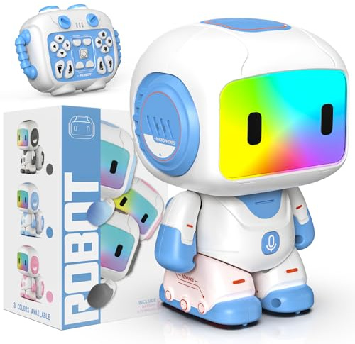SENKUTA Robot Toy for Kids,Remote Control Robots with Smart Interactive Dancing, Programmable Toy, Rechargeable Robots Toys for Age 3-8 Year Old Boys and Girls Christmas Birthday Gift Present Blue