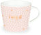 Grafik-Werkstatt Werkstatt Kaffee-Tasse mit 100% Echtgold Porzellan Tasse 420 ml i mog di 61321 Weiß