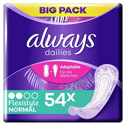 Always - Dailies Protège-Slips Flexistyle, Normal - 54 Pièces