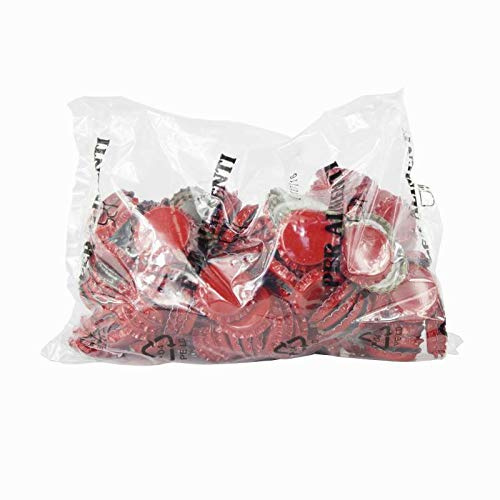 Cocinista Cápsulas Corona 26 mm Rojas para Botellas de Cerveza, Sidra y Kombucha 200 Unidades Cierre hermético para embotellado casero y Artesanal