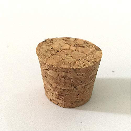 JINGERL 10 pcs Wooden Test Tube Stopper Wooden Cork Plug for Diameter 12/15/18/20/25/30mm Test Tube Small Bottle Spigot Without Tubes 10 / PK (Capacity : 30mm)
