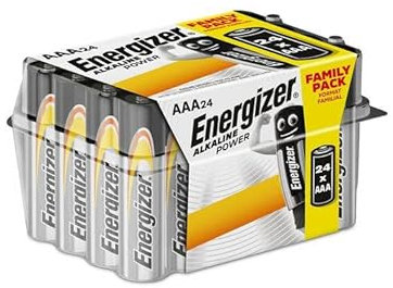 Cell 24 x Energizer AAA Alkaline Batteries, 1.5v Mercury-Free & Leak Resistant for Long Lasting Power Performance