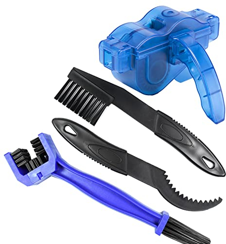 Fahrrad Reinigungsset,Osuter 4 stück Kettenreiniger Fahrradkette Fahrrad Kettenreinigungsgerät Set Kettenreiniger Fahrrad für Fahrradketten Ketten Schnelles Sauberes Werkzeug