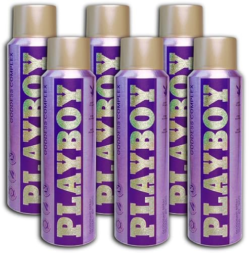 6 er Pack Playboy Goddess Complex Deodorant Deo Deospray 6x 150 ml