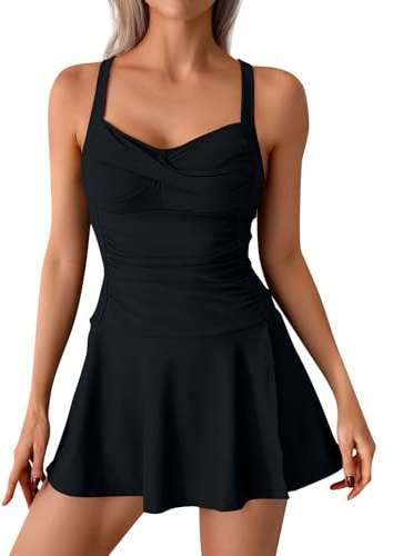 Maillot de Bain Femme 1 Pieces Maillot de Bain Robe Sexy
