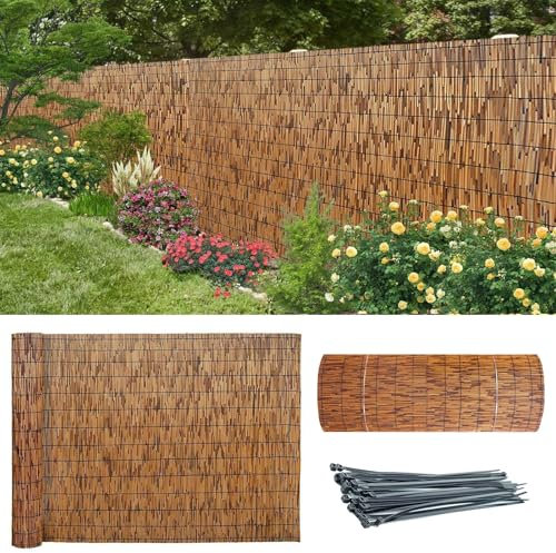 Valla Jardin Exterior Ocultación Privacidad Balcon Exterior Cañizo Jardin Ocultacion Balcon Celosias Para Terraza Exterior Brezo Ocultacion Valla De Caña De Bambu Natural Seto Artificial Ocultacion