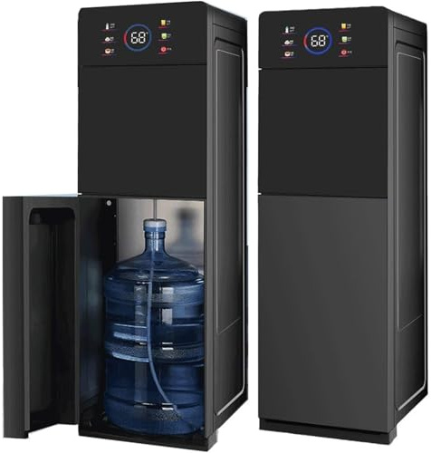 Refrigeratore d'Acqua Indipendente Alimentato a Rete elettrica - Distributore caffè - Idratazione istantanea, indicatore di carenza d'Acqua,001,100cm*32cm*31.5cm
