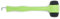MOSCATELLI Multi-Purpose Camping Hammer, Robust and Ergonomic with Hook for Removing Pegs - Lime Green