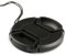 1pcs Universale Centro Pizzico Snap-on Anteriore Lens Cap 40.5mm 46mm 49mm 52mm 58mm 62mm 67mm 72mm 77mm 82mm Per Canon Nikon Sony Pentax Olympus Fuji Camera con Corda (58mm)