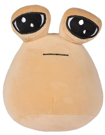 Zinueen Pou Peluche Alien Suave Cojín - Kawaii 22cm Juguete Acolchado, Regalo de Cumpleaños para Niños con Ojos Grandes, Cojines De Peluche Alien