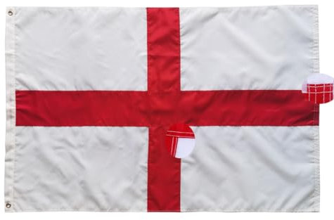 England flag British Flag 2x3FT -(60x90cm) Sewn Stripes Outdoors Indoors St George's Cross flag United Kingdom Brass Grommets