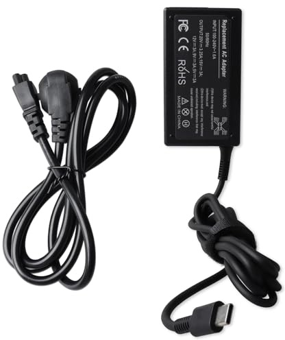 MXJFYY 65W USB Type C Laptop Charger for HP Spectre X360, ProBook x360 430 G8, Adapter for Envy, EliteBook, Chromebook 360, Elite X2, EliteBook 830 840 850, ZBook Pavilion X2 Travel Power Cord