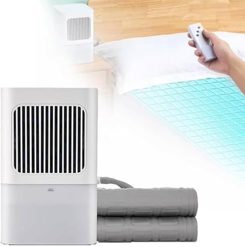 Raffreddatore per Materasso 160 * 140CM, Silenzioso Materasso ad Acqua per un Sonno Profondo e Ristoratore Sistema di Raffreddamento per Letto ad Acqua