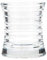 Sovie CANDLES Kerzenglas Curve Transparent für Sovie® Refill Kerzen, ca. Ø 80 mm x H 100 mm – wiederverwendbares Glas-Windlicht für stilvolle Tischdekoration