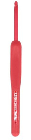 Aguja de ganchillo Tulip Etimo Red Softgrip 4,50 mm - 1 unidad