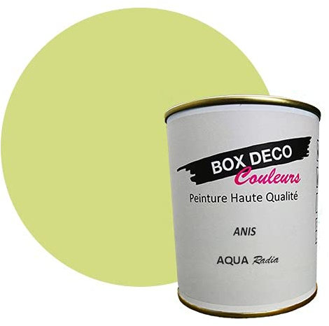 Pintura radiador a base de laca acrílica con aspecto aterciopelado Aqua Radia, 750 ml, 7,5 m², verde anís