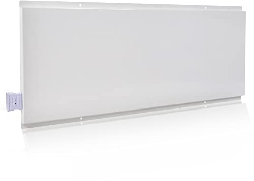 Etherma LAVA DESK Tisch-Infrarotheizung - energiesparende und perfekte Wärme am Schreibtisch - einfache Montage unter dem Tisch - langlebig & nachhaltig, 70 x 28 x 1,5 cm, Weiß