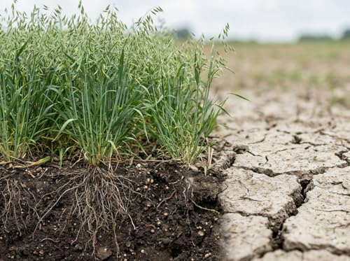 1.500 deutsche Sandhafer Samen (lat. Avena strigosa) - Rauhafer - gegen Fadenwürmer Unkraut & Gründüngung - Schnelle robuste Bodenbedeckung - Sand Hafer für Kaninchen & Hasen Futter