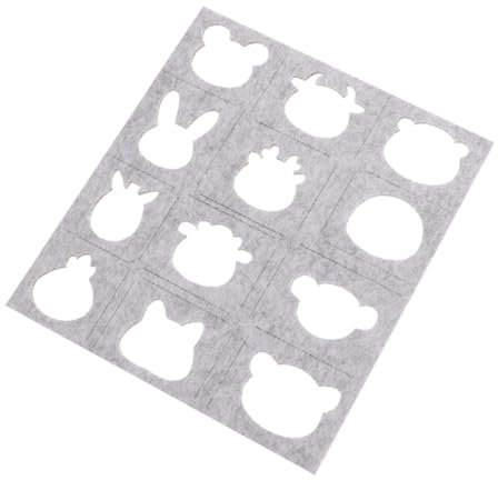 NUOBESTY Molde Para Fieltrar Lana Plantilla De Fieltro Aguja Molde Para Forma Al Bordado Diy Bricolaje