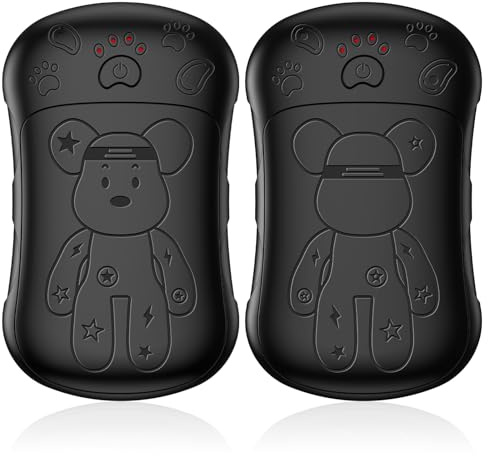2 Pack Electric Hand Warmer, Pocket Warmer, Reusable 6000Mah, Rechargeable Pocket Oven Magnetic Hand Warmer Outdoor Camping Heat Gifts for Men Women Kids