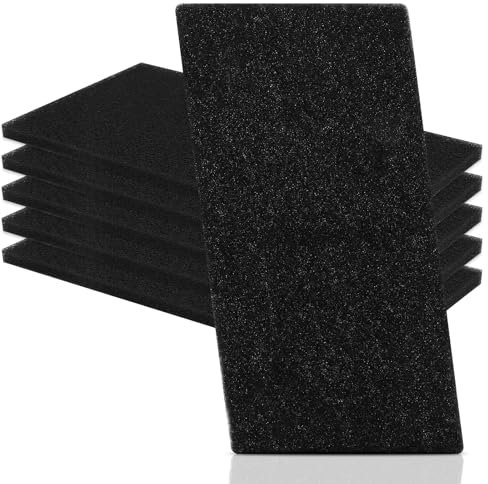 VMUTGA 6 Stück Trockner Filter für Bauknecht Privileg Whirlpool HX 481010354757, 225 x 107 x 8 mm Schwammfilter Filtermatte Ersatz Schwamm Filter Ersatzteile Trockner Zubehör für Wärmepumpentrockner