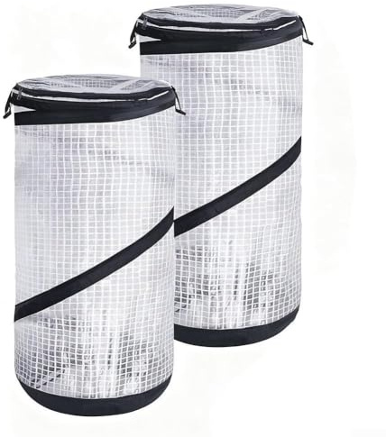 Niceminiwall Set di 2 mini serre portatili con struttura in PVC, per protezione dal gelo e dalle intemperie, design salvaspazio, adatte per verdure e piccoli arbusti