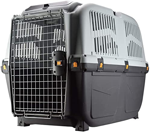 MPS SNC TRASPORTINO per Cane Gatto SKUDO IATA da Viaggio Trasporto Auto OMOLOGATO 92x63x70(h) cm