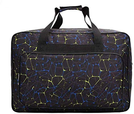 Unisexe Grande Capacité Machine à Coudre Carring Étui, Portable Couture Sac, Nylon Machine à Coudre Sac Rangement, Couture Rangement Outil Étui, Femme Sac à Main pour Maison Voyage Fournitures - Noir