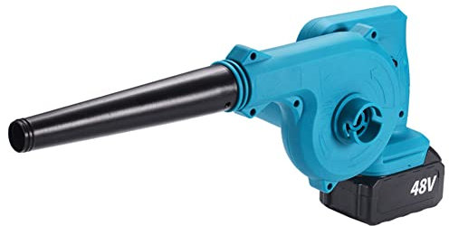 Wooauto 48V Akku Laubbläser, Laubsauger 22000 m/s 30-40 Minuten 2-in-1-Elektro-Laubbläser und Staubsauger zum Reinigen von Blättern und Schmutz, Kehren von Schnee, Entstauben von Garagen,Typ 1