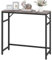 Livofloral Mesa Consola Estrecha de Entrada, 29.5 Pulgadas, Con 2 Barras de Soporte, Estilo Industrial, Delgada Para Sofá, Exhibición en Sala de Estar
