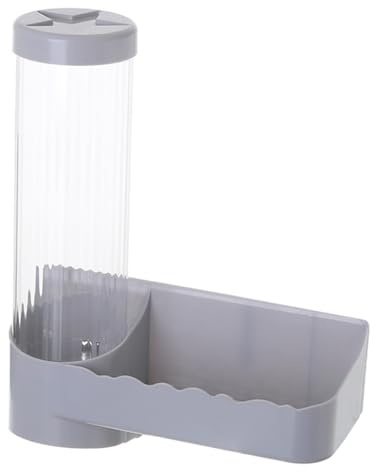 MAGICLULU Distributore Bicchieri Usa e Getta Portabicchieri Foratura Estrattore Bicchieri Multifunzionale Scaffale Portaoggetti Trasparente