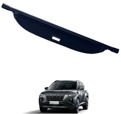 ZWBC Housse Colis Cargo pour Hyundai Santa Fe 2019-2023, Coque Cache-Bagages Imperméables Panneau de Bouclier de Sécurité Accessoires,Canvas Material