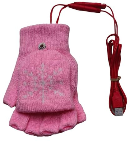 Uppvärmda handskar, USB-uppvärmda handskar, fingerfria, kalla vädervärmare för män, kvinnor, snowboard, vandring, skidåkning, fiske, födelsedagspresent - jakt snowboard