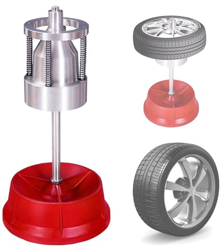Soporte equilibrador de ruedas de burbujas, máquina equilibradora de neumáticos portátil y resistente con herramientas de alineación y nivel de burbuja para reparación de automóviles y camiones