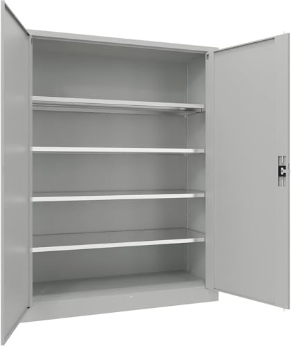 EUROKRAFT Pro | Armoire métallique à Portes battantes