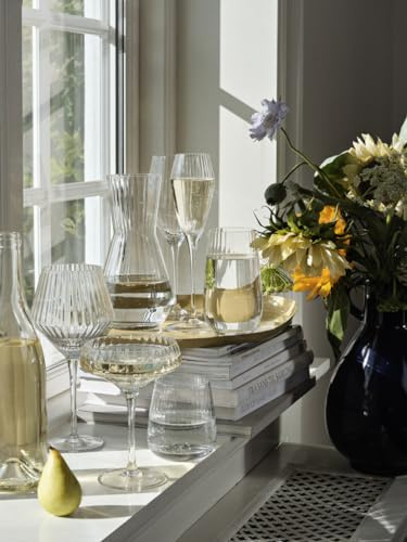 broste Copenhagen 14460678 SANDVIG Burgunderglas 23,4 cm (1 Stück)
