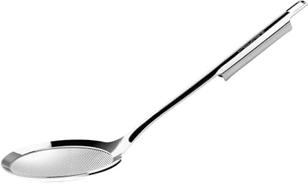 Pedrini schiumarola in rete in acciaio inox, finitura a specchio