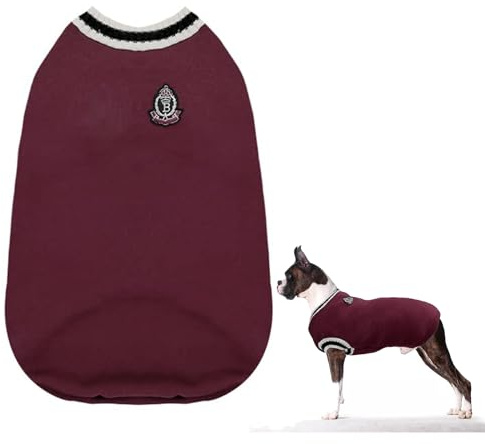 Pull-Overs pour Chiens Pull d'hiver Manteau pour Chiens Vêtements pour Chien Costume en Tricot Chaud pour Chien Chat Sweats Veste Gilet Vêtements pour Temps Froid Petite Moyens Grands Chiens Chiot,2XL