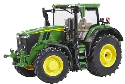 John Deere Britains 7R 350 Model - 1:32 Scale Diecast Metal and Plastic Tractor - Collectors Farm Model for 14+ Year Old Boys and Girls