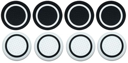 8 Grips Mando Ps5 Basics | Thumbstick Ps5 | Grips Ps5 | Grips Mando Ps4 | Grips para Ps4 | 8 Agarres para el Pulgar Silicona | Fundas Joystick Xbox One Series X/S