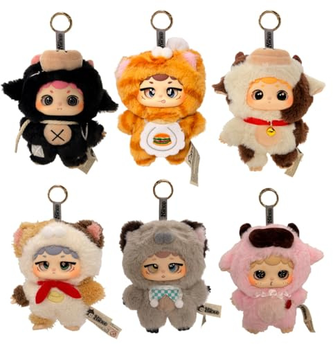 Niinoo Colección de Lujo Blind Box Caja Mágica Llavero 7Mod 25cm Muñeca Coleccionable - Figura de colección Premium