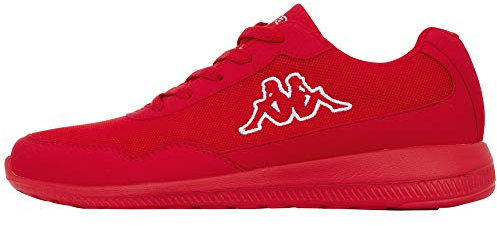 Kappa Unisex Follow Oc Sneaker, 2010 Red White, 48 EU