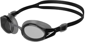 Speedo Unisex-Adult Mariner Pro Swimming Goggles | Anti-fog, Black/White/Smoke, One Size