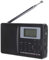 CS‑106 Portable Radio, Full Band Radio Mini FM/AM/SW/MW Receiver, Operated by 2 AA Battery, with Digital Clock Earphone, for Seniors and Home