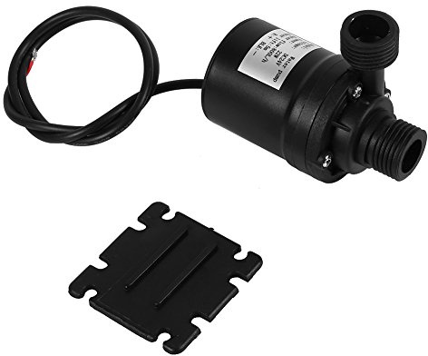 Jerliflyer DC 24V Borstlös Vattenpump, 800L/H 5 m Vattencirkulationspump Elektrisk Vattenpump Dränkbar Varmvattencirkulationspump Solar Borstlös motor Akvarium Dränkbar Akvarietillbehör