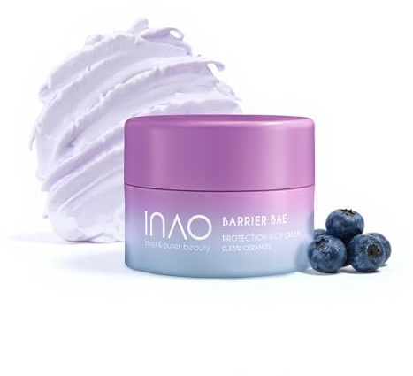 INAO Skincare - Barrier Bae Protection Rich Cream | Reichhaltige Gesichtscreme mit Ceramide | Schützt & erhält die Hautbarriere | Hydratisierend, glättend, regenerierend